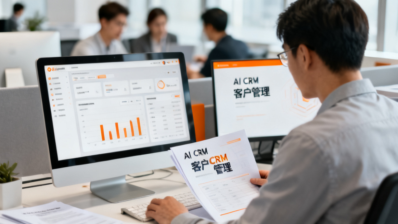 AI+CRM系统开发服务示意图
